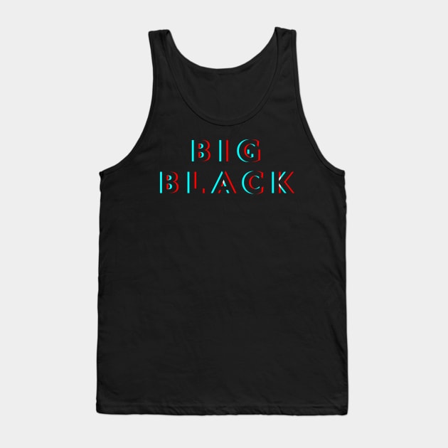 Big Black - Horizon Glitch Tank Top by BELLASOUND